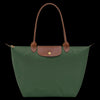 British Green Le Pliage Original L Tote bag